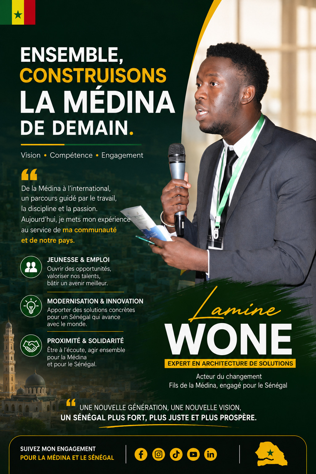 Lamine Wone - Ensemble construisons la Médina de demain
